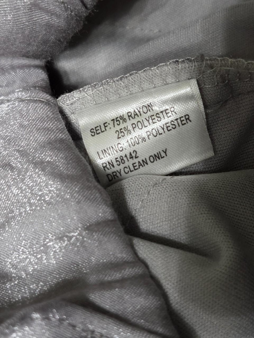 Silver Ruffle Dress - Picture 7 of 7